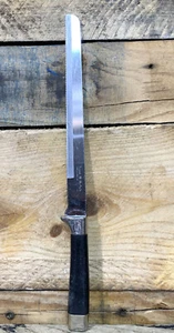 Cuchillo de cocina vintage Regent Sheffield mango negro Inglaterra 12" - Imagen 1 de 6
