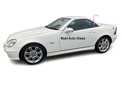 Se adapta a 98-04 Mercedes Benz Convertible SLK230,320,32 AMG Cuarto Izquierdo Ventana Vidrio Foto 1 de 4