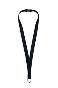 MINI Genuine Lanyard Ribbon Neck Strap ID Badge Card Pass Holder Black - Picture 1 of 3