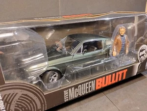 Greenlight FORD MUSTANG GT FASTBACK 1968 STEVE McQUEEN BULLIT WITH FIGURINE - Foto 1 di 7