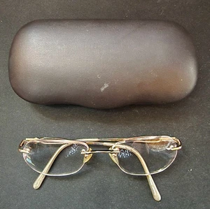 RARE! Authentic TURA Eyeglasses Eye Glasses Hard Case 51018 Women's Gemstones! - Picture 1 of 4