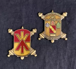 🌟Ejército de los Estados Unidos 3-43 ADA, 3er Batallón 43º Artillería de Defensa Aérea 11º Desafío Moneda - Imagen 1 de 6