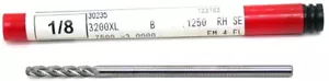 Fullerton 30235 1/8" Durchmesser 4 Flöte extra lang Vollhartmetall Kugelschaftfräser Neu - Bild 1 von 2