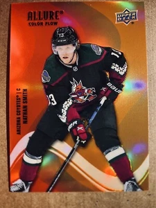2022-23 Oberdeck Allure Hockey Farbe Flow rot-orange #SF-25 Nathan Smith - Bild 1 von 2