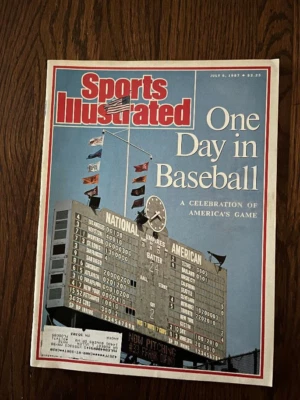 Sports Illustrated Chicago Cubs Wrigley Field 1987 Wally the Beer Man Minnesota - Image 1 of 4
