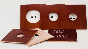 1 Lens board 118.5 mm x 120 mm for SENECA Improved 8x10"- of MDF, Birch veneer - Picture 1 of 3