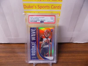 2020 Playoff - Joe Burrow Rookie Wave Silver Rookie Card #RW1 - PSA 9 MINT - G51 - Imagen 1 de 2