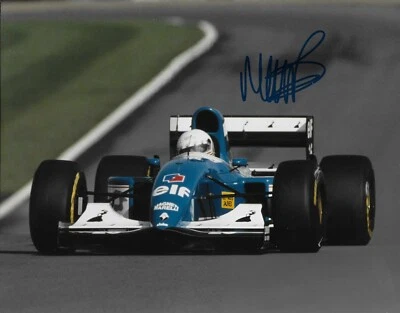 Signed Martin Brundle Formula 1 Racing Autographed 8x10 Photo #2 Original - Image 1 of 2