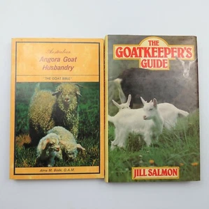 Goatkeeper's Guide by Jill Salmon + Australian Angora Goat Husbandry Alma Bode - Picture 1 of 3