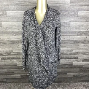 KENSIE Long Sleeve Grey Long Cardigan Knit Sweater Women's Size XS / S - Picture 1 of 11