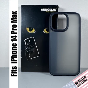 Case for iPhone 14 Pro Max - Frosted Black | Sleek & Slim | Anngelas - Picture 1 of 16