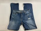 Aeropostale Jeans Men's Size 34/34 Denim Pants Driggs Slim Bootcut Distressed