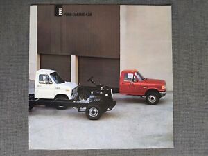 FORD CHASSIS CAB Super Duty F Truck 350 Prospekt Brochure USA 1991 AG