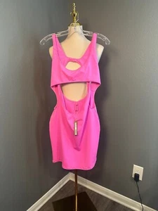 SKIMS Vestito Canotta Riciclato da Bagno Ritagliato XL Rosa - Foto 1 di 6