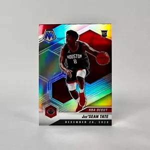 JAE'SEAN TATE 2020-21 Mosaic Basketball #265 NBA Debut Silver Rookie Card - Picture 1 of 2