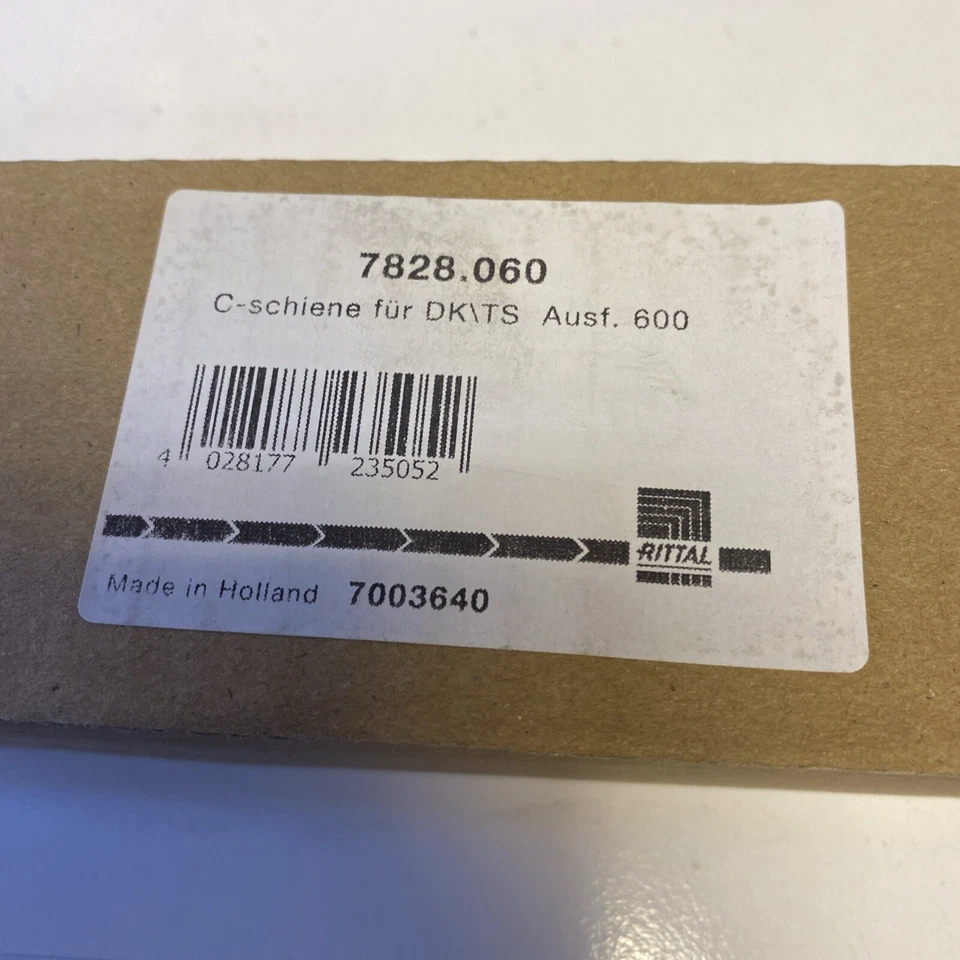 Rittal C-Profile Rails DK 7828.060 (VE4) - Image 1 of 2
