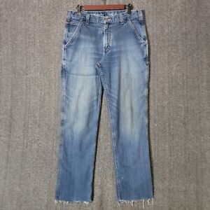 Carhartt Jeans Mens 33x29* Blue Rugged Flex Relaxed Fit Utility Denim 102808