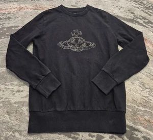 Jersey Vivian Westwood Hombre Orb Negro Cuello Redondo XL - Imagen 1 de 8