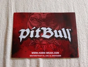PitBull Aufkleber unbenutzt 15cm x 10,5cm Top - Hard Wear - Holland - Germany - Bild 1 von 10