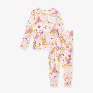 Posh Peanut 👑 Größe 10/12 🎀 Disney Prinzessin Rapunzel Pyjama Schlafanzug Set Neu mit Etikett - Bild 1 von 4
