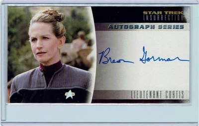 Star Trek Insurrection Autograph Card A-14 Breon Gorman As Lt. Curtis Auto - Image 1 of 2