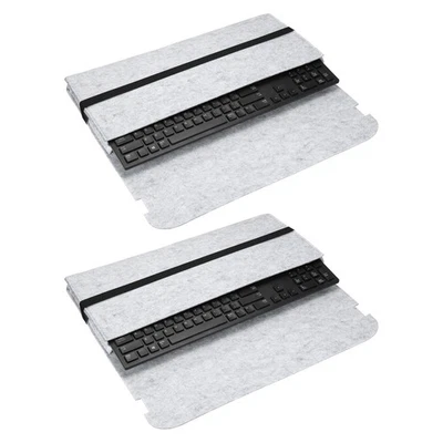 2Pcs 45 x 18 cm 104 Keys Keyboard Case for Mechanical Keyboards, Gray - Image 1 of 4