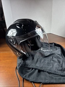 Harley Davidson HD-J1V Black Motorcycle Helmet Dot Certified Size XS W/ Bag - Picture 1 of 14