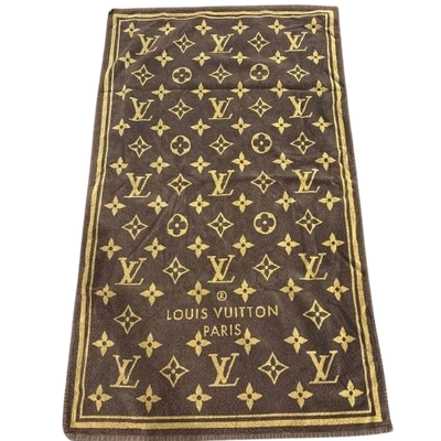 Louis Vuitton Beach Bath Towel Blanket Monogram 棕色 81×131 厘米 棉 — 第 1/4 张图片
