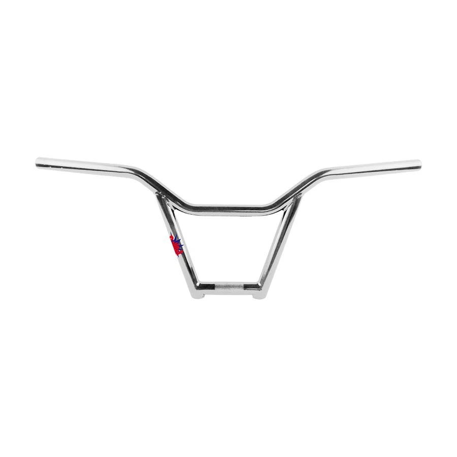 Руль WeThePeople Bomb BMX 26,8 дюйма плоский алюминиевый хромированный с подъемом 8,25 дюйма - Изображение 1 из 1