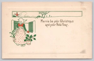 Divided Back Postcard Merrie be Your Christmas and Your New Year Keating Co - Picture 1 of 2