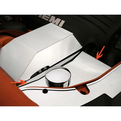 Tapa de cubierta ABS para Chrysler/Dodge Charger/Magnum/300 SRT8 2005-2010 [Pulido] Foto 1 de 4