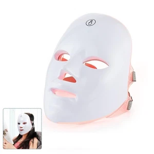Dispositivo di Bellezza Viso e Collo LED Wireless con 7 Colori per Rassodare la Pelle - Foto 1 di 27