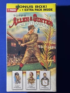 2008 Allen Ginter World's Champions Bonus Box Sealed - 8 Packs! Rare! - Picture 1 of 6