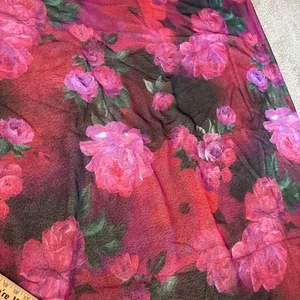 Tela de tapicería vintage floral transparente de 2 1/2 yardas - Imagen 1 de 4
