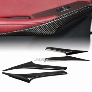 Carbon Interior Trim For LEXUS IS 300 350 500 2021-24 2025 Side Door Panel Strip - Picture 1 of 7