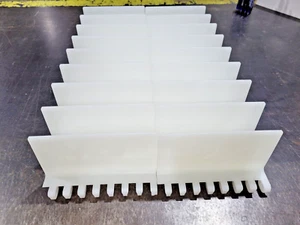 (18) Lote de polietileno blanco vuelo Habasit M5010 3"" de alto x 6"" de ancho 0f 18 - Imagen 1 de 6