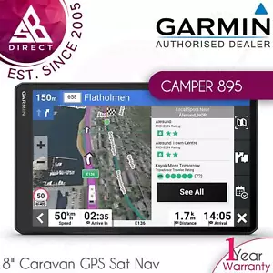 Garmin Camper2273cm 20.3cm Wohnwagen Wohnmobil GPS Sat Nav │ Lifetime Maps + - Bild 1 von 7