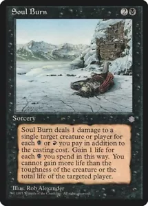 Magic the Gathering MTG Soul Burn (161) Ice Age NM - Picture 1 of 1