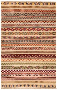 Kelim Relief Handgewebter Perserteppich 119x80 cm-Orient,Kilim,Carpet,Rug,Beige - Imagen 1 de 10