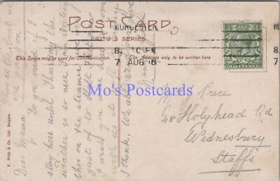Genealogy Postcard - Price, 48 Holyhead Road, Wednesbury, Staffordshire GL1908 - Image 1 of 2