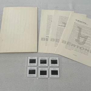 2001 Bertone Filo Drive by Wire Car Press Kit with 35mm Photo Slides Folder - Picture 1 of 7