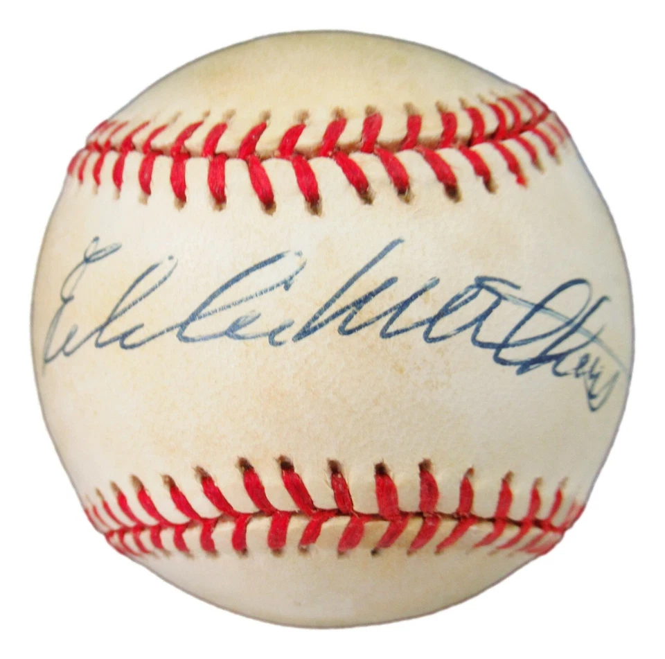 Eddie Mathews Signed Autographed Baseball Milwaukee Braves PSA/DNA AJ99376 - Image 1 of 3