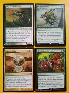 Rhys the Redeemed + Mirari's Wake + Joraga Warcaller + Beastmaster Ascension ×1 - Picture 1 of 5