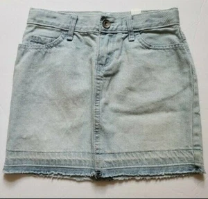 Children's Place Raw Hem Denim Skirt Girl's Sz 6 - Picture 1 of 4