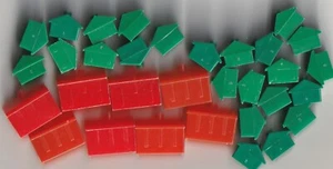 Vintage ERSATZ MONOPOL Teile 23 HÄUSER & 8 HOTELS - Bild 1 von 4