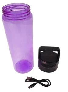 2-in-1 Smart Trinkflasche mit Blue Tooth Lautsprecher - Lila - Bild 1 von 3