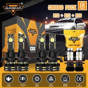 AUXBEAM GX 120W H13 LED Headlight Fog Bulb for Ford F-150 F-250 Super Duty F-350 - Picture 1 of 12