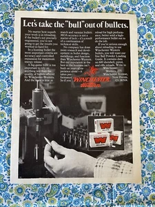 Pubblicità stampa munizioni western Winchester 1976 vintage - Foto 1 di 7