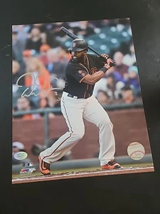denard span Signed 8x10 Photo Pic Auto Giants- COA - Picture 1 of 1