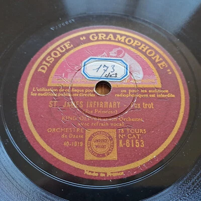 78 trs King Oliver St James Infirmary / Duke Ellington Cotton Club Mood indigo - Photo 1/4